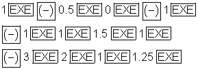 f_0007: Matrix Eingabesequenz