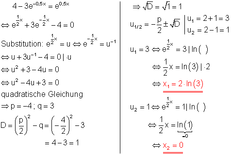 01b_l: Exponentialgleichung, Lösung durch Substitution