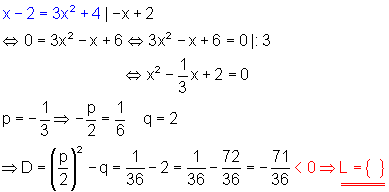 01b_l: Quadratische Gleichung mit keiner Lösung