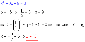 04b_l: Quadratische Gleichung mit nur einer Lösung