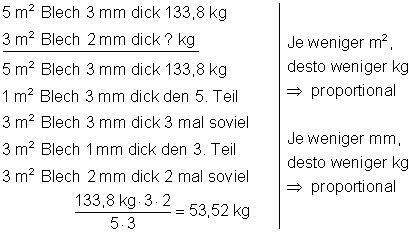 06_l: Verschachtelter Dreisatz, proportional, proportional