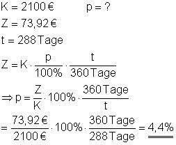 Zinsrechnung Mathe Brinkmann