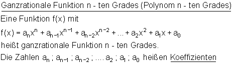 rationale-Funktionsklasse-Formel